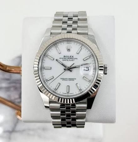 The white-dial Rolex Datejust that inspired the build